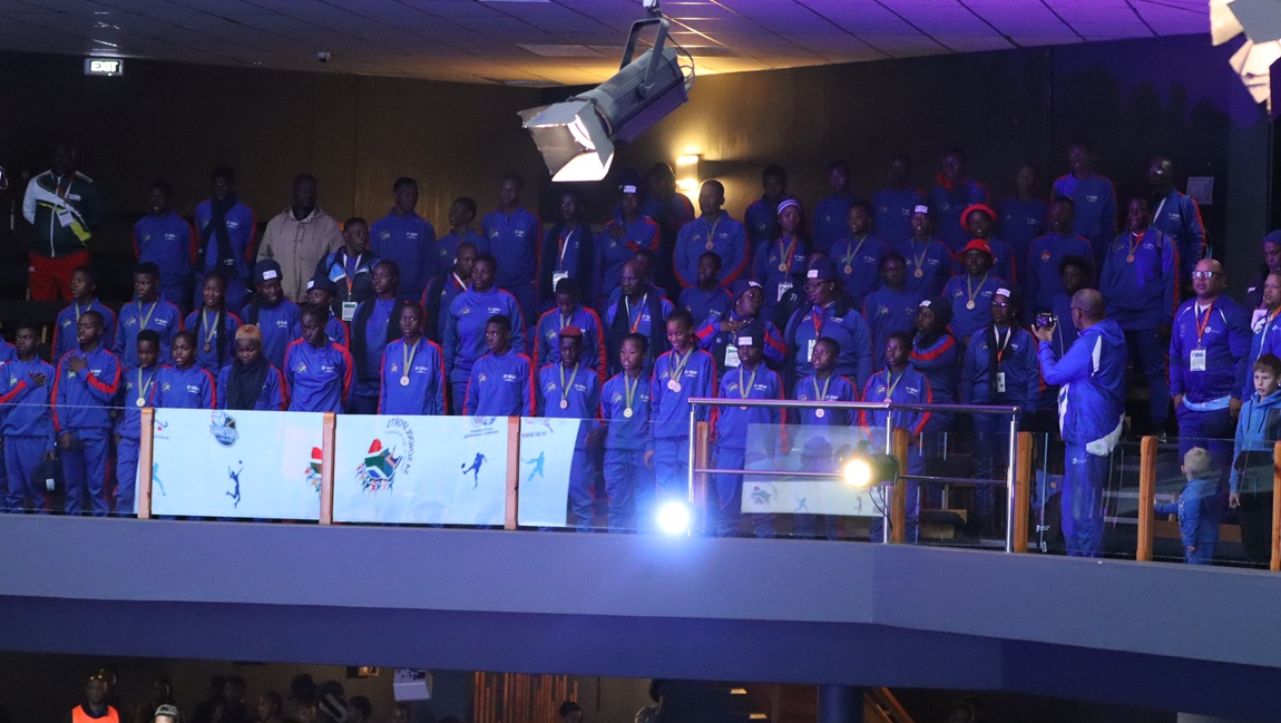 Team Limpopo at the 2026 Winter National School Sports Championships hosted at KuGompo City, Eastern Cape